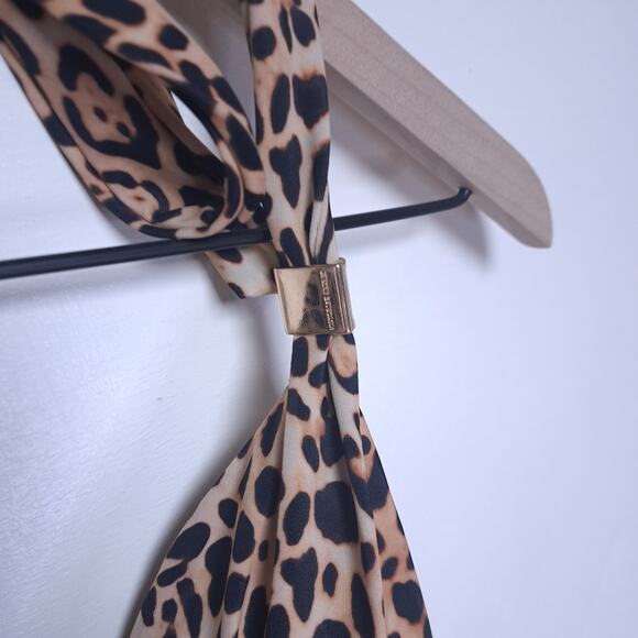 Victoria's Secret One Piece Bathing Suit Womens Medium Leopard Animal Print - Picture 4 of 8